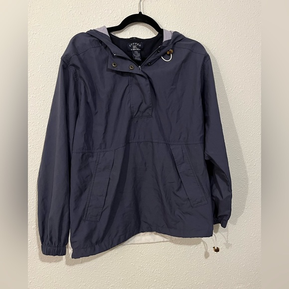Cutter and Buck ladies size medium blue and white windbreaker - Picture 3 of 6